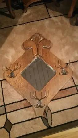Solid Quarter Sawn Oak Hand Carved Mirror Furniture