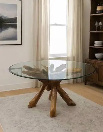 Dinner table teak wood