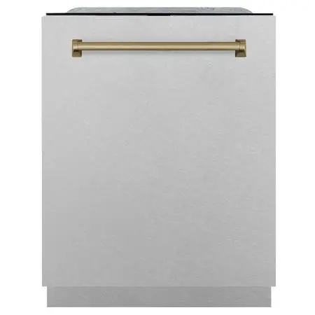 ZLINE 24 in. Dishwasher Panel in DuraSnow Stainless Steel #10488