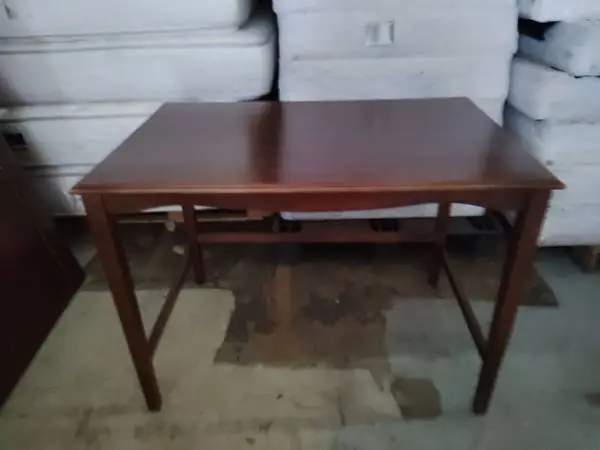 Table Desk Dark Wood Hotel Style