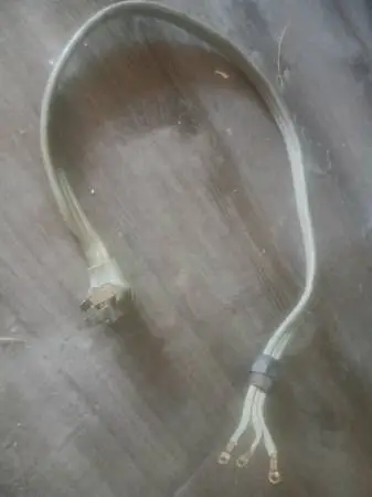 Range 3 Prong 3.5 Power cord with Open End Range Connectors 50 Amp