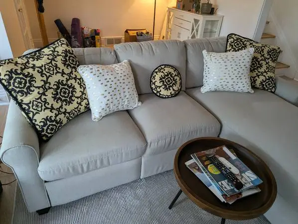L-Shape Chaise Sectional Sofa w/ Storage - Serta Copenhagen