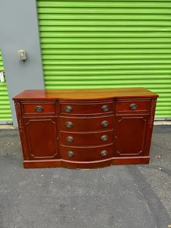 Vintage Mahogany 6 drawer server buffet
