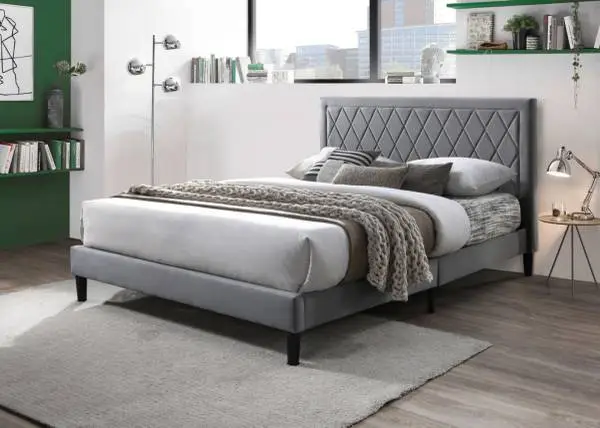 BRAND NEW TWIN/FULL/QUEEN VELVET PLATFORM BED WITH PLUSH MATTRESS (FREE DELIVERY
