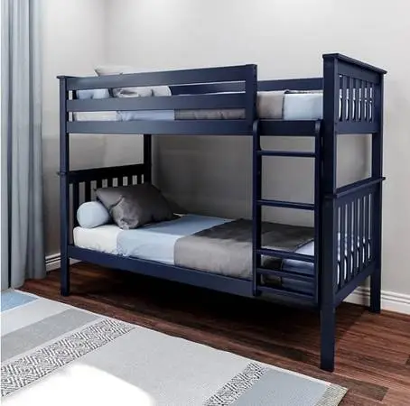 Twin over Twin Wood Bunk Bed