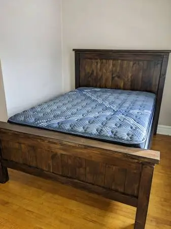 Handmade Bed Frame And Mattress