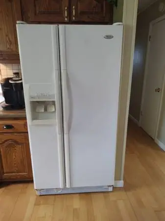Whirlpool Side-by-Side Refrigerator with Ice & Water Dispenser