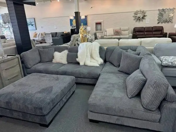 Gray 4 Piece Modular Sectional