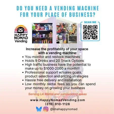 Vending Machine, Monthly Rental