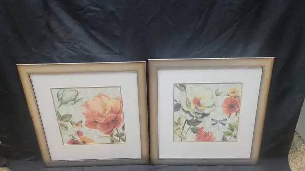 Floral Study II & III Art