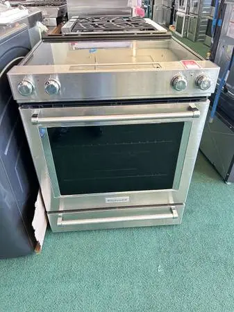 KitchenAid -30” Slide-In Electric Convection Range  NEW Stainless