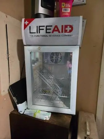 Life Aid Drink Fridge