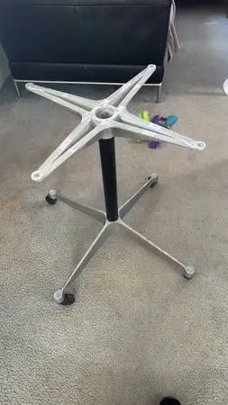 Herman Miller Eames Aluminum Group Universal Table Base w/ Casters