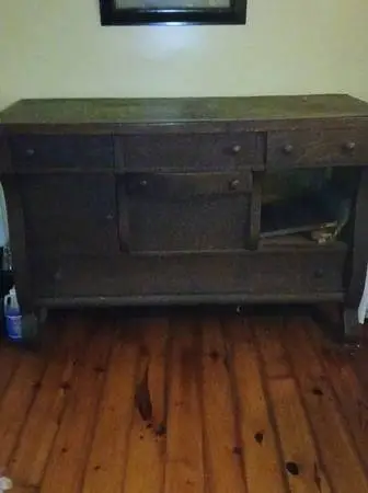 Beautiful, Antique furniture - Second Empire Sideboard, tables