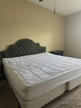 King Size Bed and Headboard