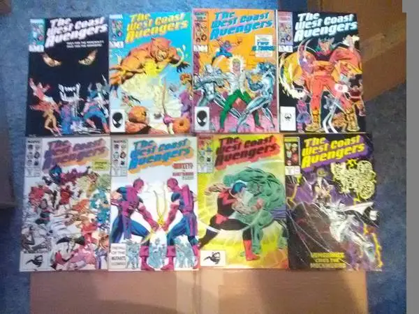 Marvel The West Coast Avengers Comic Books, 16 Count