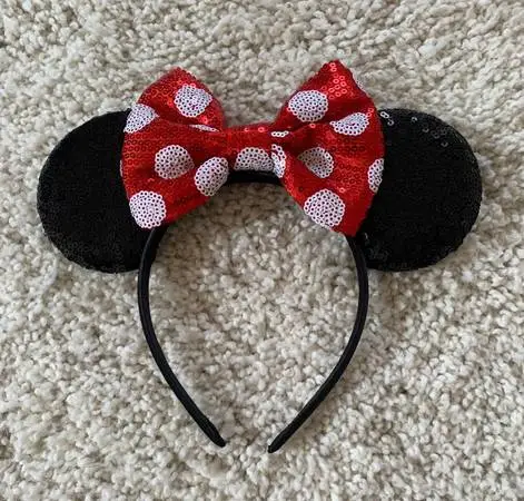 MINNIE MOUSE EARS HEADBAND - NEW