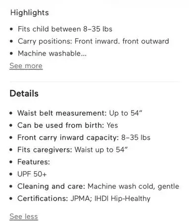 Baby Carrier