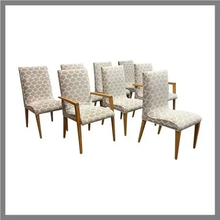 Creative Elegance Ceylon Dining Chairs, Set Of Eight. Estimated Price: