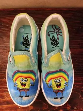New Vans SpongeBob Shoes For Kids