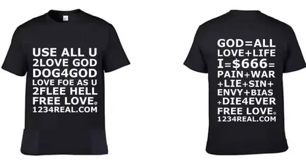 Tshirt Love God as Dog love U