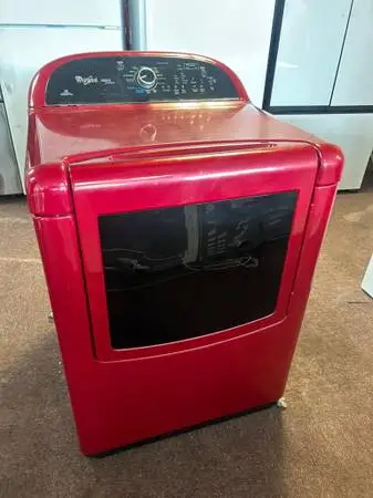 Whirlpool Electric Digital Dryer Red