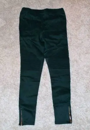 TEAL SKINNY PANTS - Small