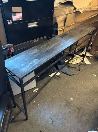 Long/ Narrow Sofa/Console Table w/ Electric *71” Long*