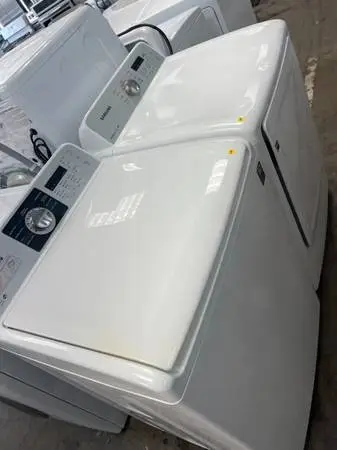 Samsung top load washer and dryer set ,super capacity plus
