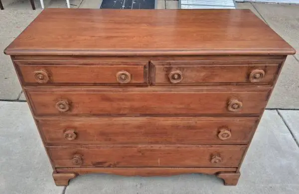 Vintage Solid Maple Dressser