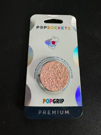 Popsockets Popgrip Phone Grip Premium Peach Textured Brand NEW