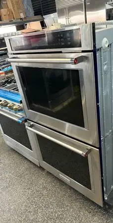 Double Oven Stainless Steel Kitchen-Aid