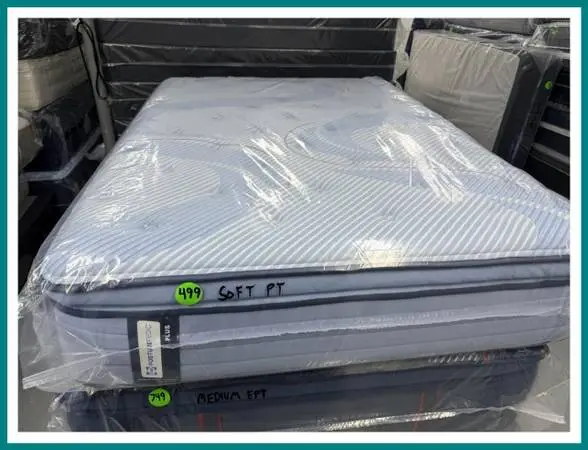 Full Size Sealy Posturepedic Pro Pillow Top Mattress & Box Bed Set
