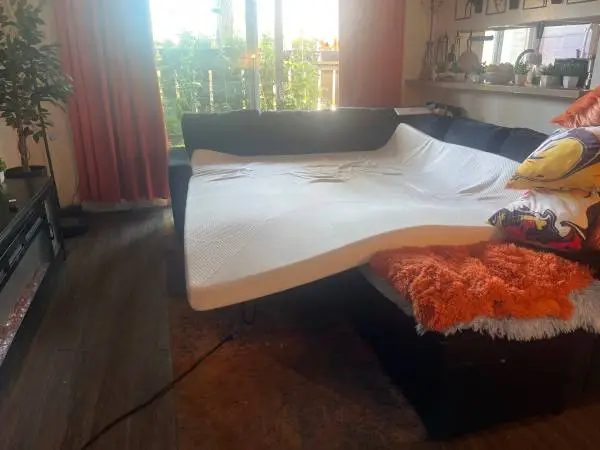 King sized 4 inch memory foam mattress topper $75 OBO