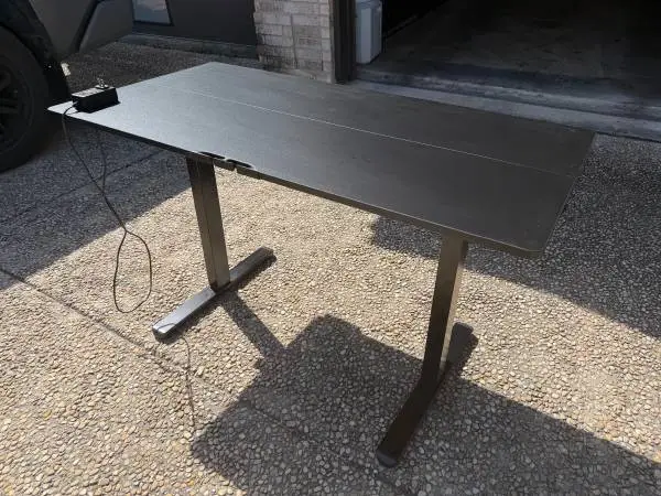 Black Electric Standing Desk, Height Adjustable