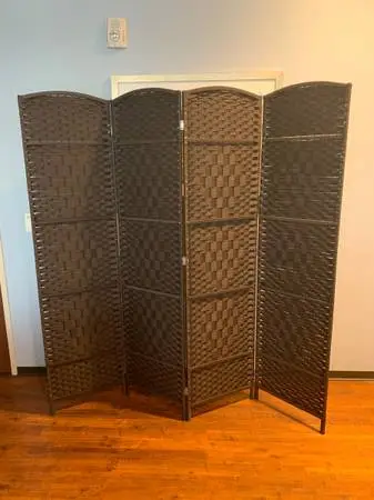 Four Panel Folding Room Partition