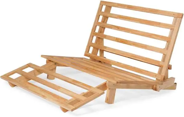 Wood Futon Frame - All Natural Chemical Free, no stain, no varnish