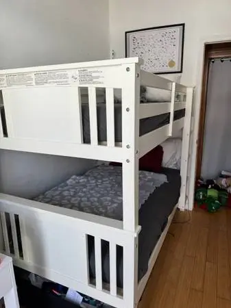 Like-New Twin Bunk Bed