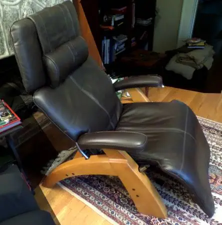 Full Leather Human Touch Feel Better Recliner Chair
