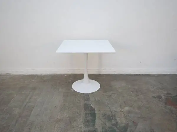 White Square Pedestal Dining Table (We Have 2) $199.00 32 W x 32 D