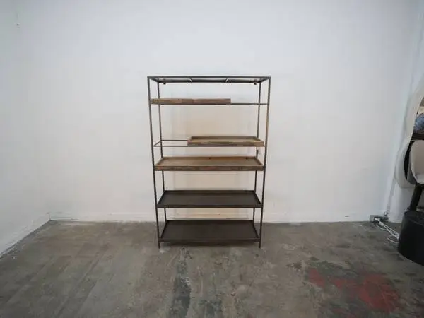 Creative Coop Rustic Tray Style Shelves $799.00 43.5W x 16D x 69H