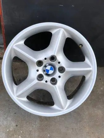 BMW RIM WHEEL 17 INCH FACTORY 5 LUGS ONLY ONE RIM