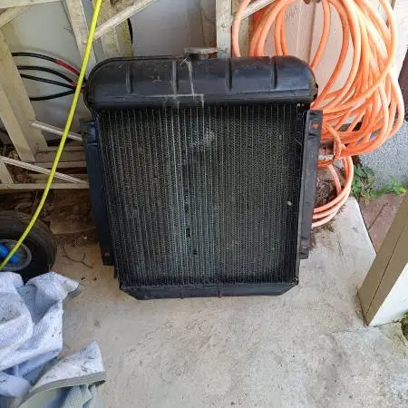 Radiator and heater assembly for 54 ford