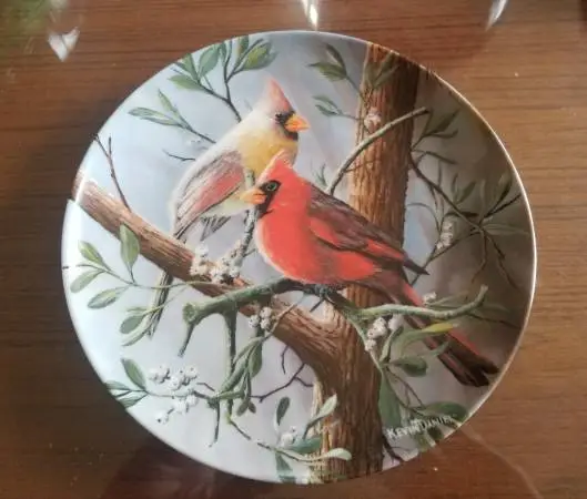 The Cardinal Kevin Daniels Vtg Knowles / Bradford Collectors Plate