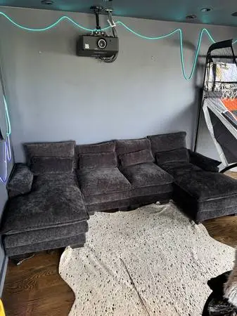 U-Shaped Modular Cloud Sectional Couch