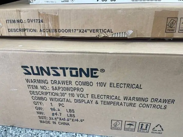 Sunstone Warming Drawer BBQ Warming Drawer