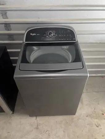 Gray Whirlpool Washer