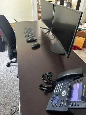 Modern Executive Computer Desk + Storage Unit