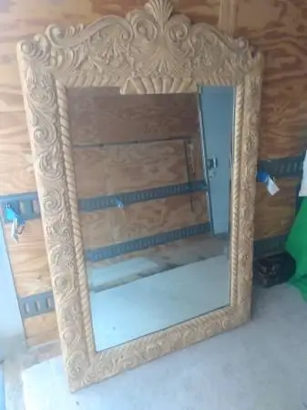 large ornate mirror