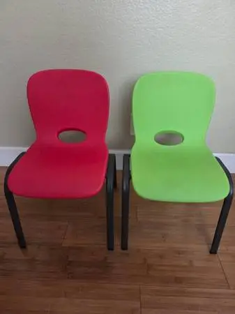 Lifetime - 4 Steel Framed Indoor/Outdoor Classroom Chairs